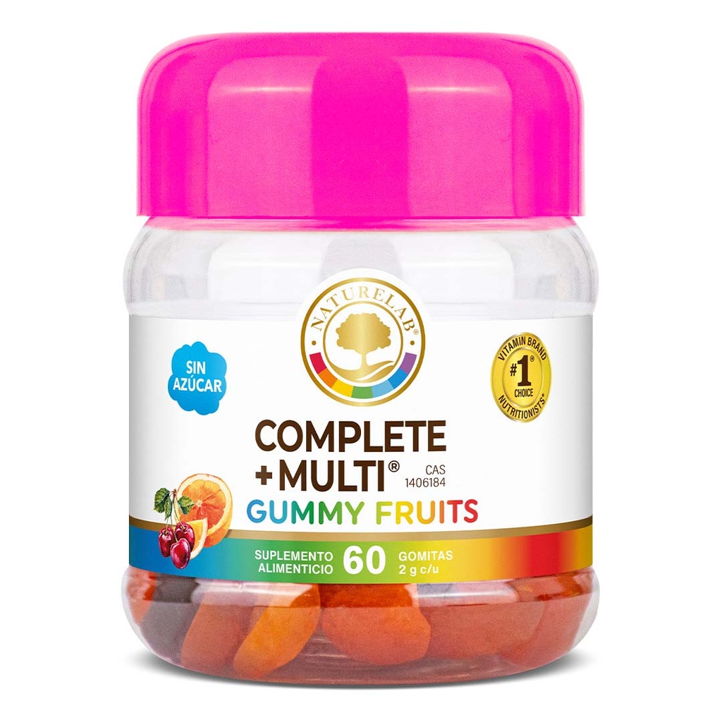 Naturelab Complete Multi Gummy Fruits 60 Gomitas